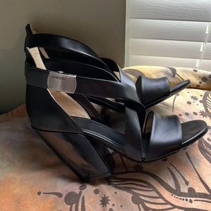 Diesel black heels Italian